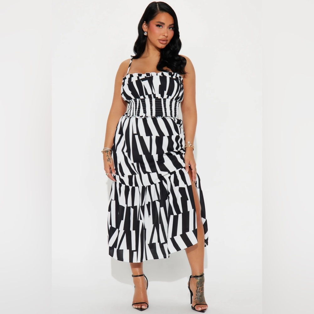 A Different Energy Midi Dress